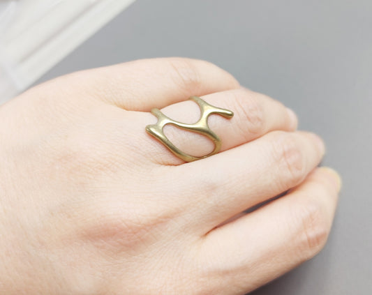 1 pc - Raw bras, 18mm Adjustable Ring, EB0048