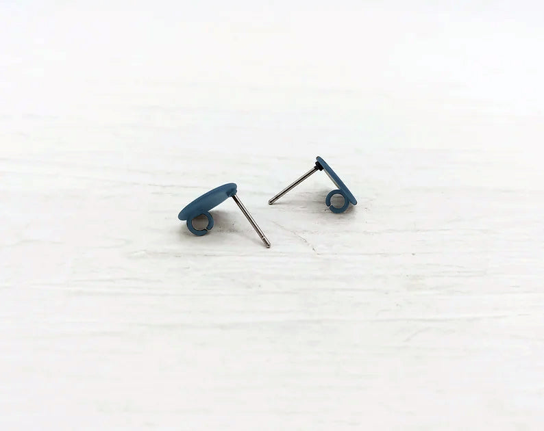 Marine Blue, 10mm Round Post, Matte Color Coated, ER0010