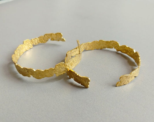 1 pc - Raw bras, 60x9mm Adjustable Bangle Vintage Bracelet, EB0028