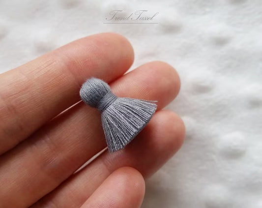 Blue Theme, 18mm Chubby Artificial Cotton Tassel without jump ring, ET0007