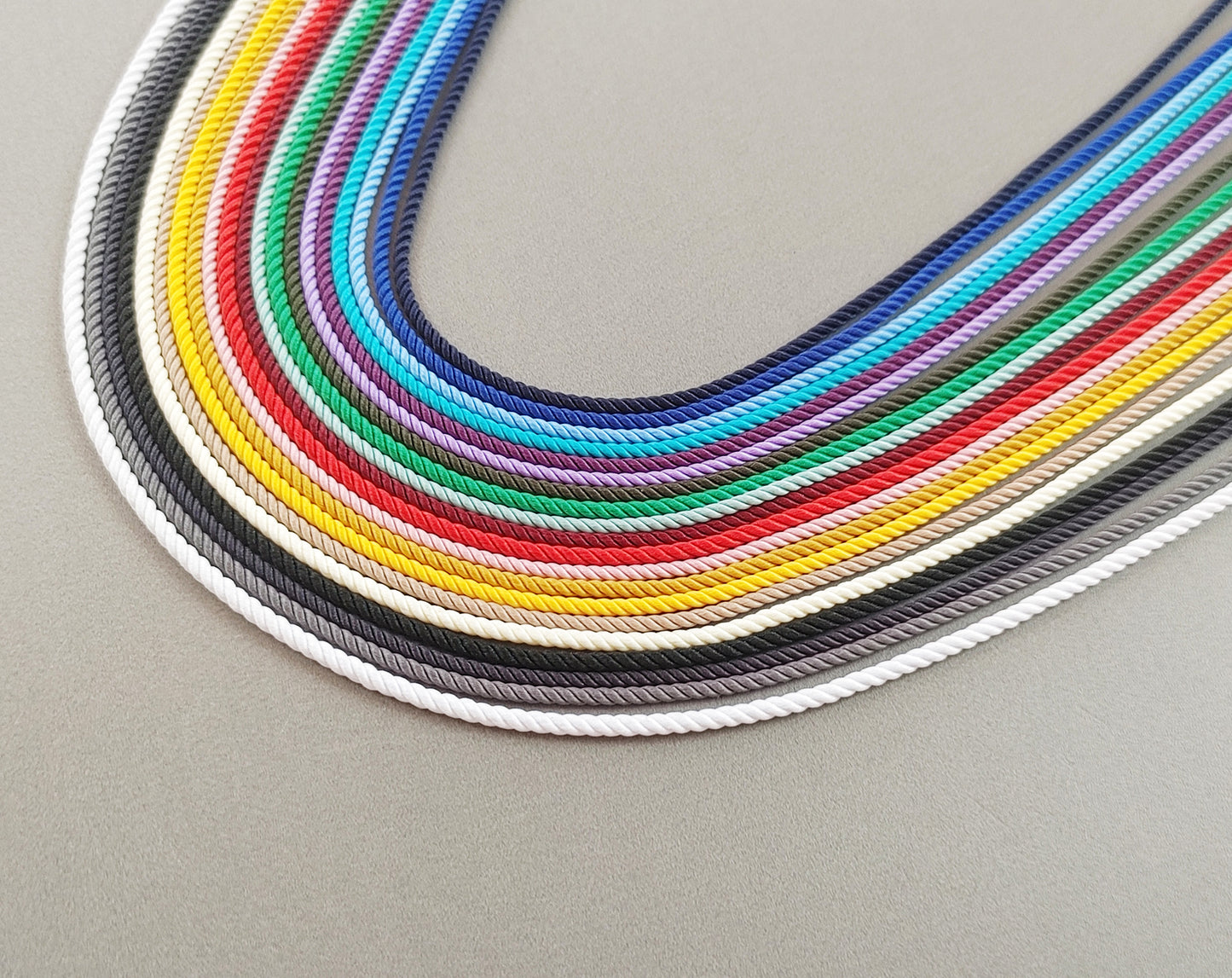 1 pc - (gold plating), 32" Adjustable Color Cord Necklace, EK0013